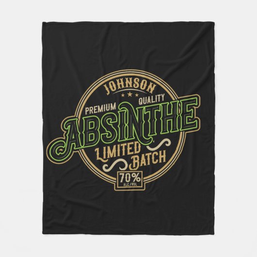 Couverture Polaire Absinthe Herbal Spirit Liquor Étiquette (Devant)