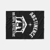 Couverture Polaire Abstinence 99.99 Percent Effective Nativity Christ (Devant (Horizontal))