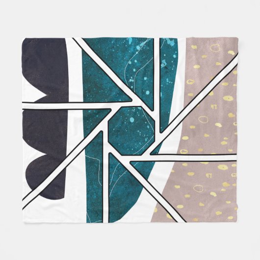 Couverture Polaire Abstract  (Devant (Horizontal))