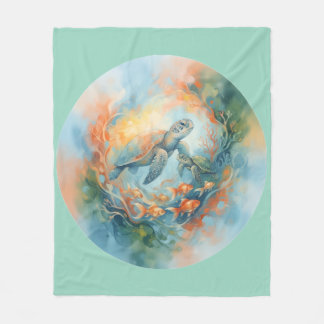 Couverture Polaire Abstract