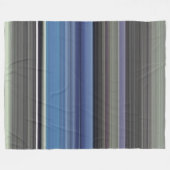 Couverture Polaire Abstract #1: Blue and grey (Devant (Horizontal))
