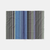 Couverture Polaire Abstract #1: Blue and grey (Devant (Horizontal))