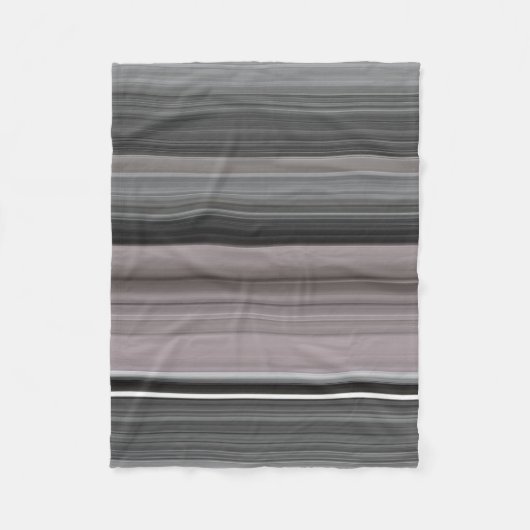 Couverture Polaire Abstract #1: Grey (Devant)