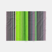 Couverture Polaire Abstract #1: Lime and grey (Devant (Horizontal))