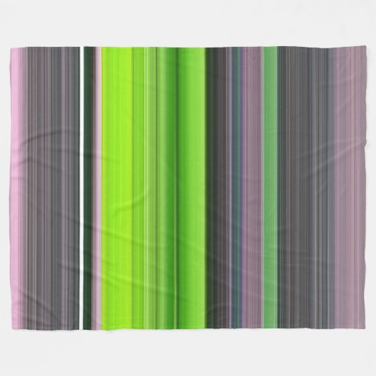 Couverture Polaire Abstract #1: Lime and grey (Devant (Horizontal))