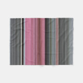 Couverture Polaire Abstract #1: Rose et grey (Devant (Horizontal))