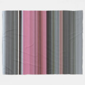 Couverture Polaire Abstract #1: Rose et grey (Devant (Horizontal))