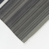 Couverture Polaire Abstract #1: Teal and grey (Coin)