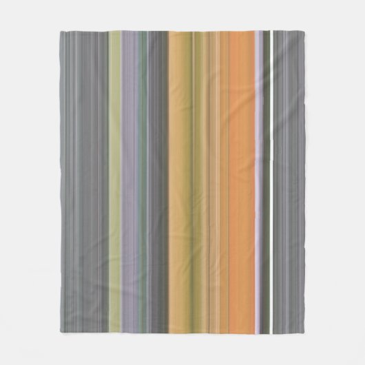 Couverture Polaire Abstract #1: Yellow and grey (Devant)