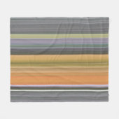 Couverture Polaire Abstract #1: Yellow and grey (Devant (Horizontal))