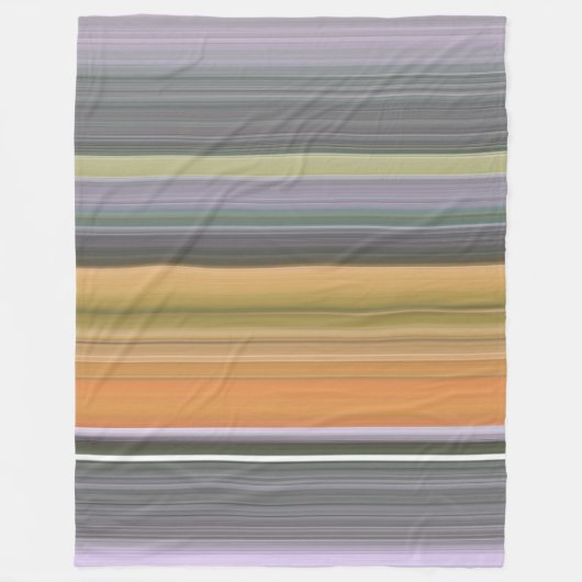 Couverture Polaire Abstract #1: Yellow and grey (Devant)
