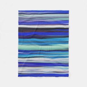 Couverture Polaire Abstract #2: Blue blur