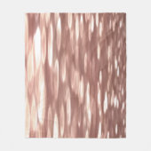 Couverture Polaire Abstract #3: Copper Rose Gold (Devant)