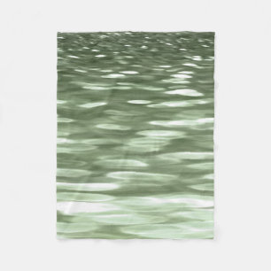 Couverture Polaire Abstract #3: Olive green blur