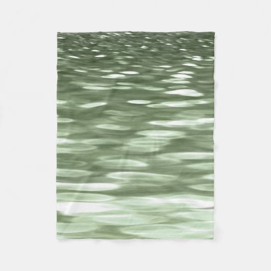 Couverture Polaire Abstract #3: Olive green blur (Devant)