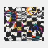 Couverture Polaire abstract background composition, with strokes, spl (Devant (Horizontal))