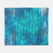 Couverture Polaire Abstract blue creative background (Devant (Horizontal))