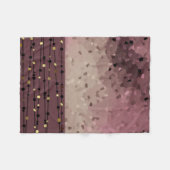 Couverture Polaire Abstract, brown, rose, rose (Devant (Horizontal))