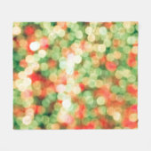 Couverture Polaire Abstract colorful bokeh background (Devant (Horizontal))