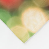 Couverture Polaire Abstract colorful bokeh background (Coin)