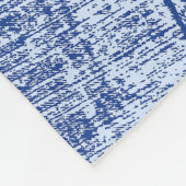 Couverture Polaire Abstract Denim Pockets Patchwork Seamless Pattern (Coin)