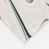Couverture Polaire Abstract elegant fluide marble liquide (Coin)