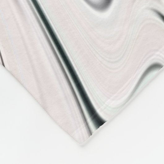 Couverture Polaire Abstract elegant fluide marble liquide (Coin)