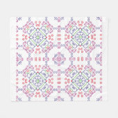 Couverture Polaire Abstract floral pattern designabstract, art, home (Devant (Horizontal))