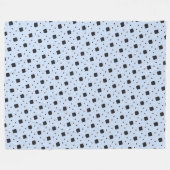 Couverture Polaire Abstract Geometric Pattern with Squares & Triangle (Devant (Horizontal))