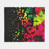 Couverture Polaire Abstract halftone background pattern. Geometric co (Devant (Horizontal))
