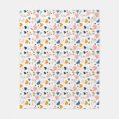 Couverture Polaire Abstract Hearts: Cozy Valentines  (Devant)