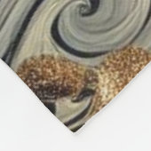 Couverture Polaire Abstract Leopard Print Swirl (Coin)