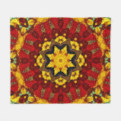Couverture Polaire Abstract modern mosaic kaleidoscopic (Devant (Horizontal))