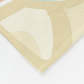 Couverture Polaire Abstract moderne de géométrie des shapes pastel re (Coin)