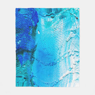 Couverture Polaire Abstract oil paint texture on canvas, background.