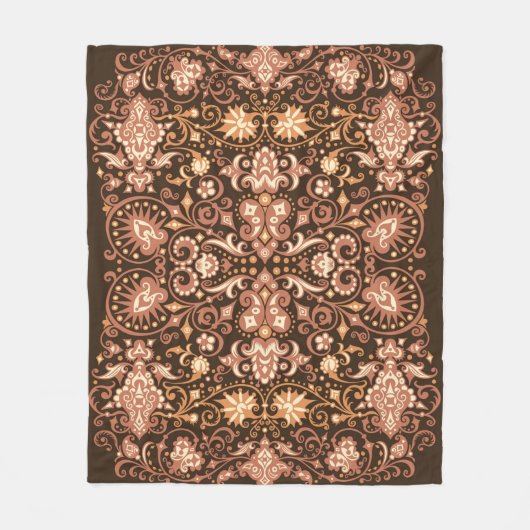 Couverture Polaire Abstract pattern. Psychedelic colors wavy backgrou (Devant)