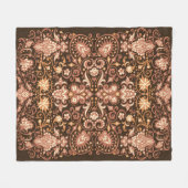 Couverture Polaire Abstract pattern. Psychedelic colors wavy backgrou (Devant (Horizontal))