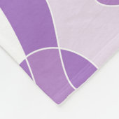 Couverture Polaire Abstract pattern - purple. (Coin)