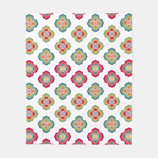 Couverture Polaire Abstract Seamless Floral Background, surface textu (Devant)