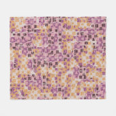 Couverture Polaire Abstract seamless pattern. Chaotic rounded squares (Devant (Horizontal))