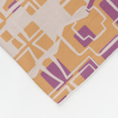 Couverture Polaire Abstract seamless pattern. Chaotic rounded squares (Coin)