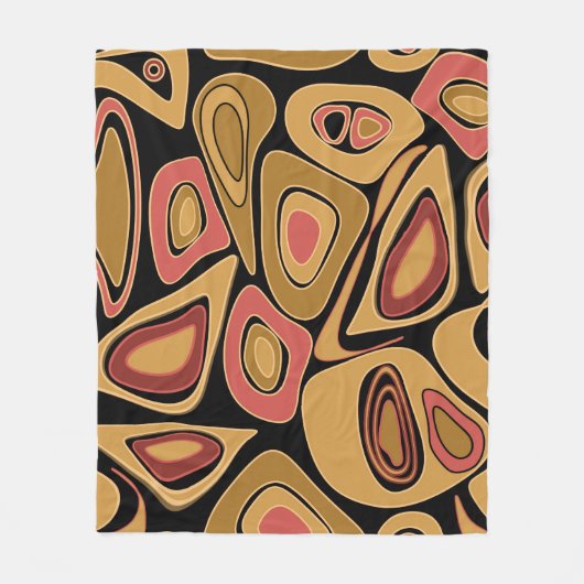 Couverture Polaire Abstract simple seamless texture pattern print (Devant)