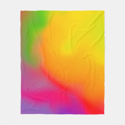 Couverture Polaire Abstract soft cloud background in pastel colorful (Devant)