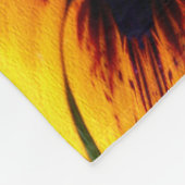 Couverture Polaire Abstract Yellow And Brown Pattern Art  (Coin)