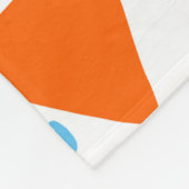 Couverture Polaire abstraction de style moderne avec composition (Coin)