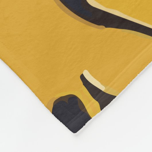 Couverture Polaire Abstractions colorées : Flashs et lignes (Coin)