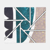 Couverture Polaire Abstrait (Devant (Horizontal))