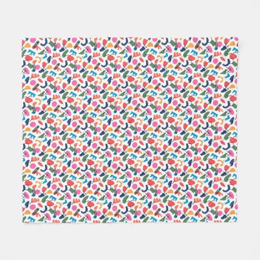 Couverture Polaire Abstrait (Devant (Horizontal))