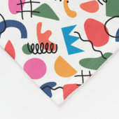 Couverture Polaire Abstrait (Coin)