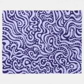 Couverture Polaire Abstrait 041211 - Bleu en poudre sur 150a51 (Devant (Horizontal))